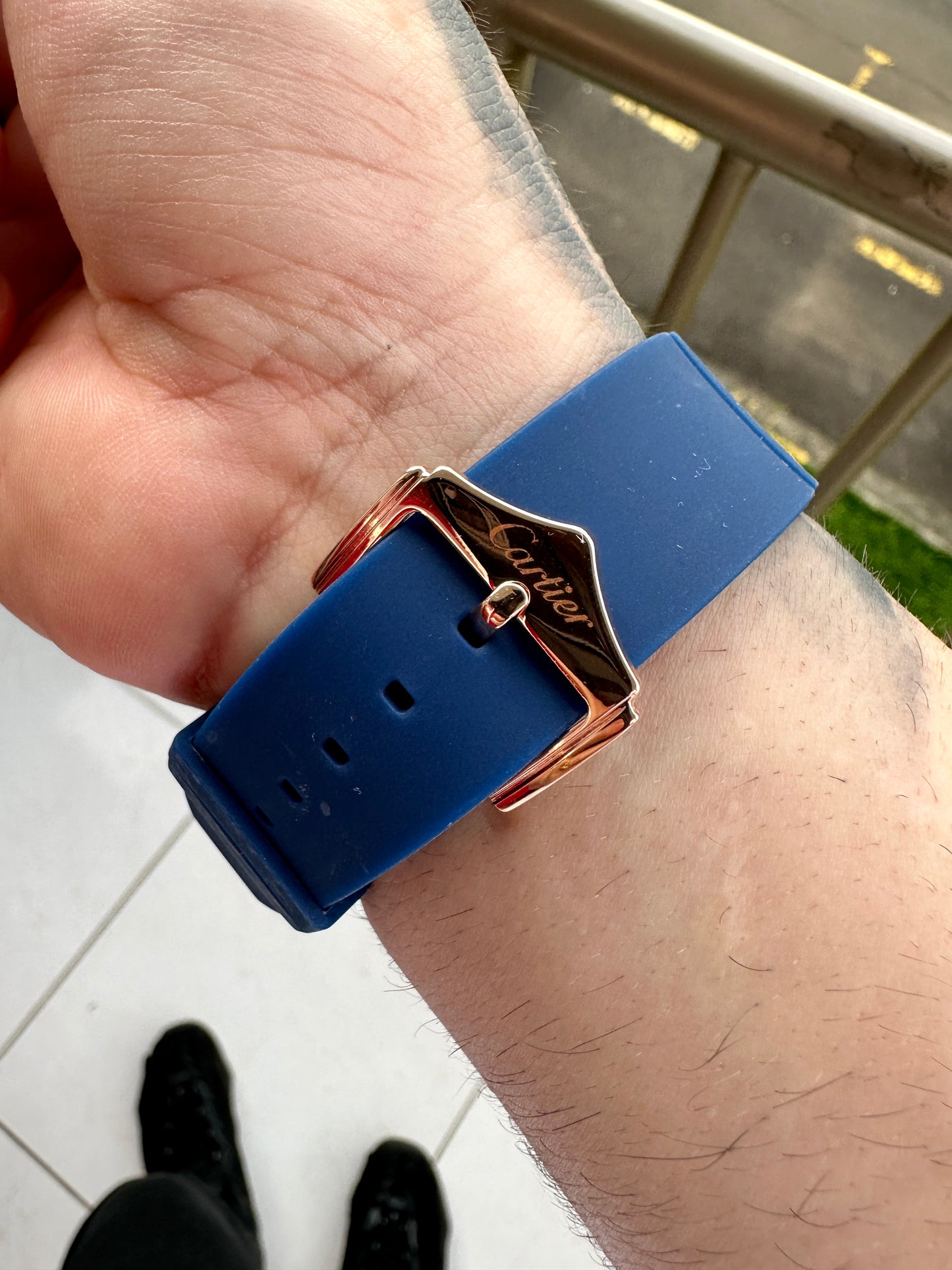 Crtier Stos Caja Bronce, Pulso Azul