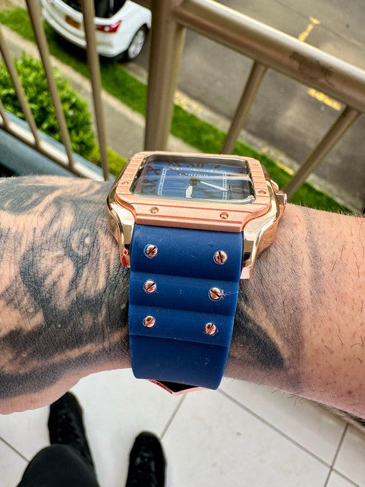 Crtr Stos Caja Bronce, Pulso Azul