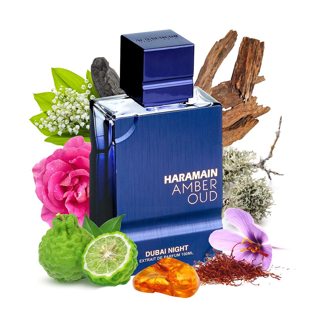 Dubai Night Haramain Amber Oud 100ml Extrait De Parfum ORIGINAL