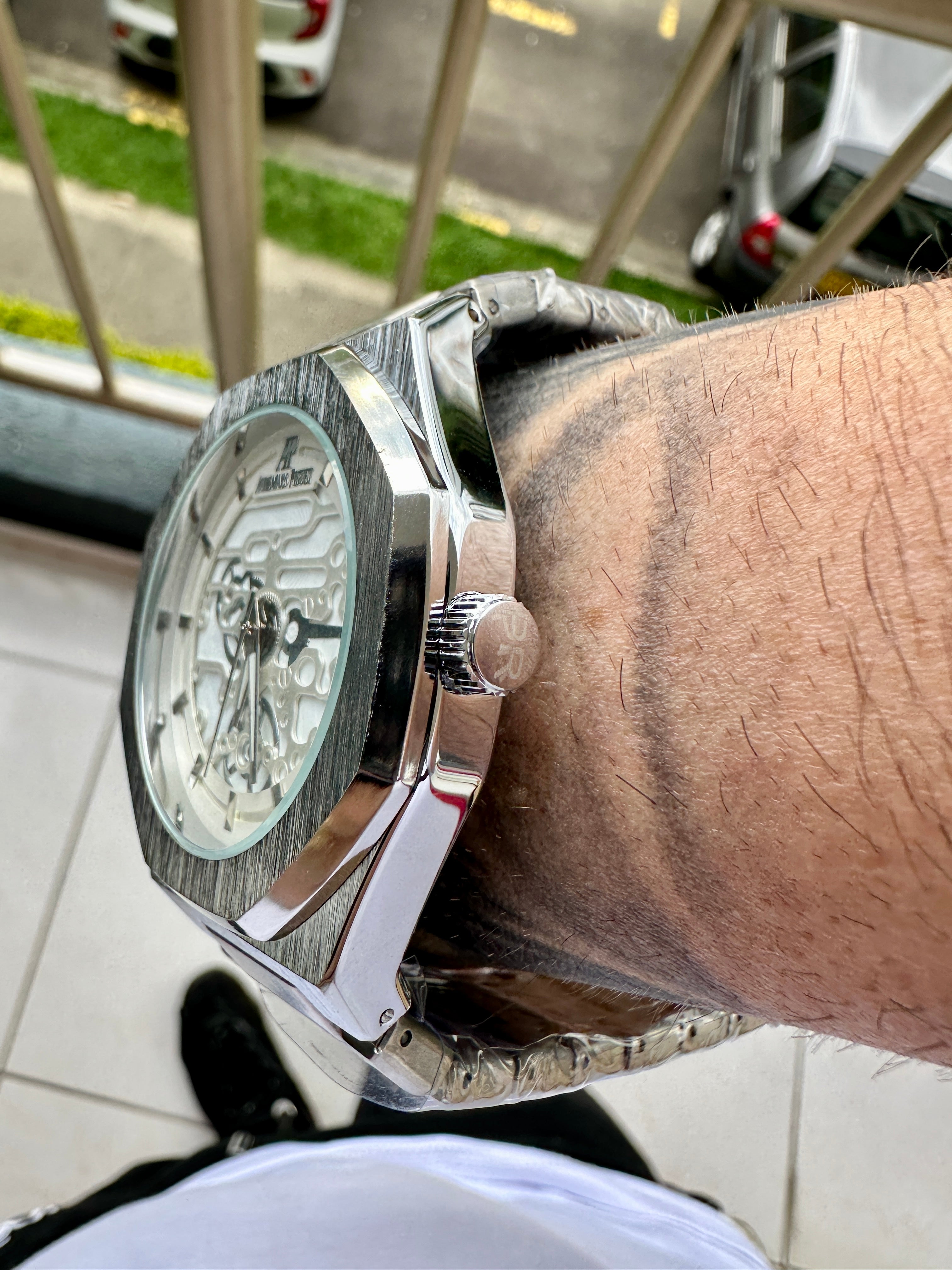 Reloj Audemars Piguet Dial White, Puslo Silver