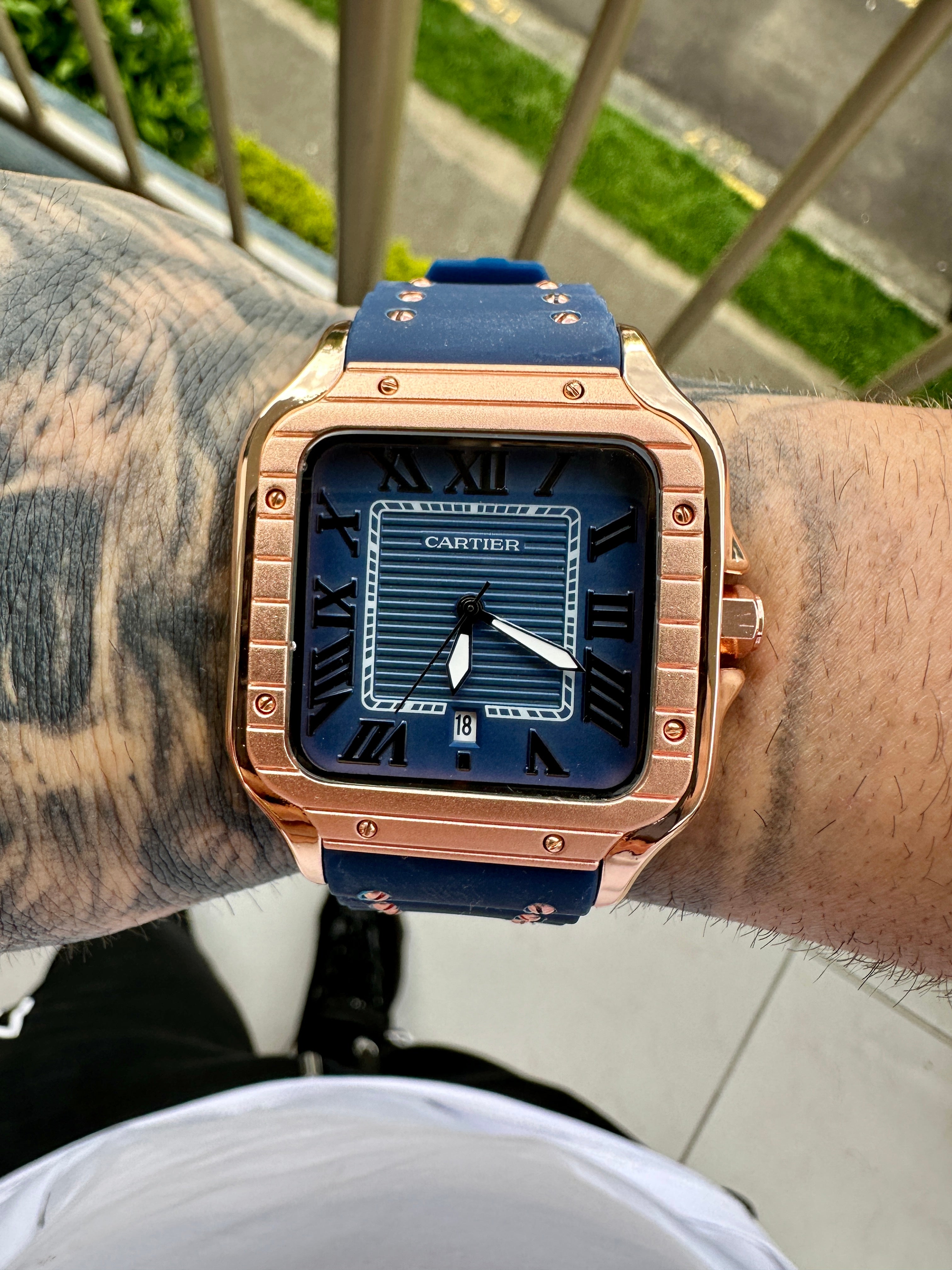 Crtr Stos Caja Bronce, Pulso Azul