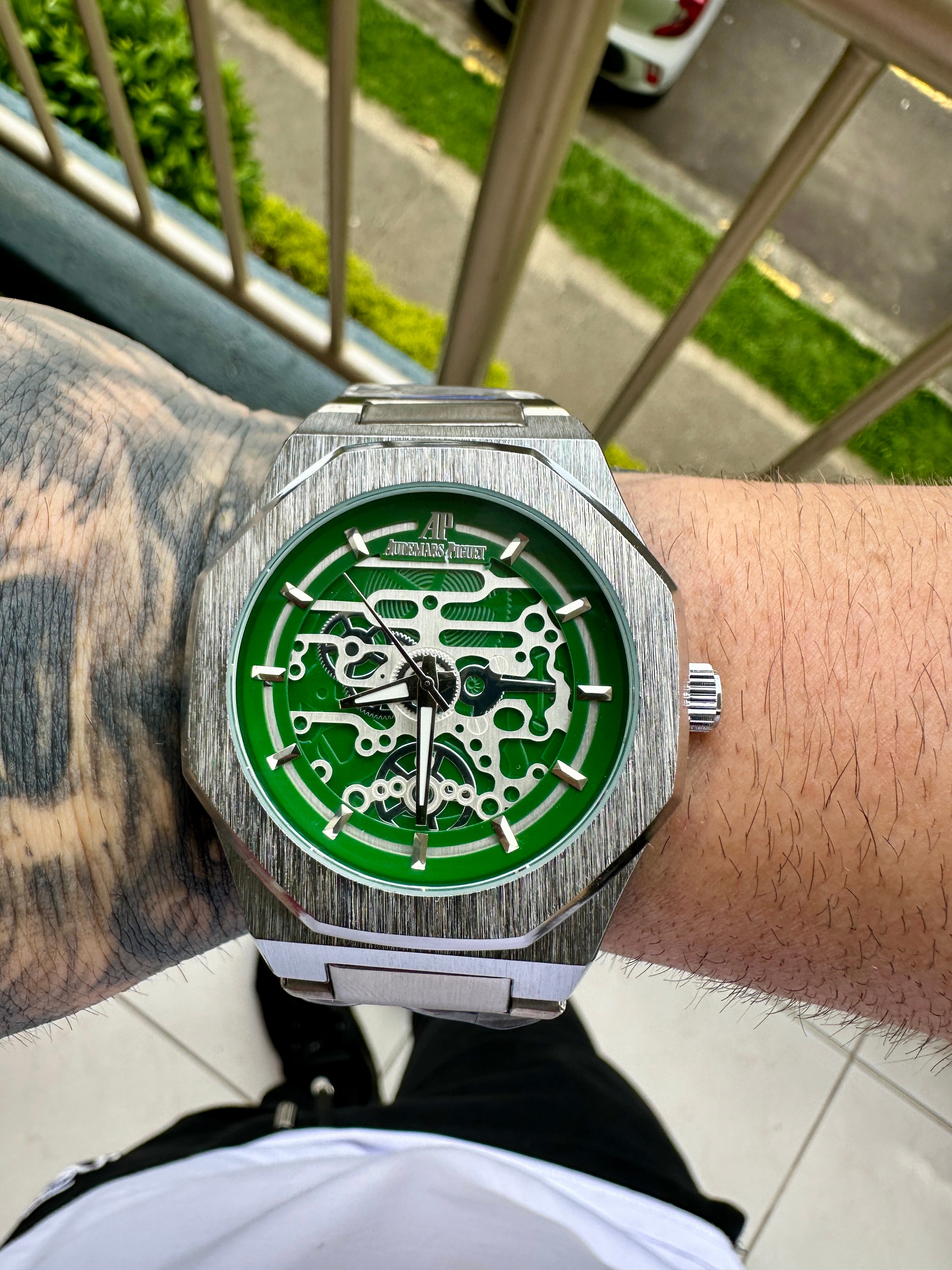 Reloj Audemars Piguet Dial Green Silver