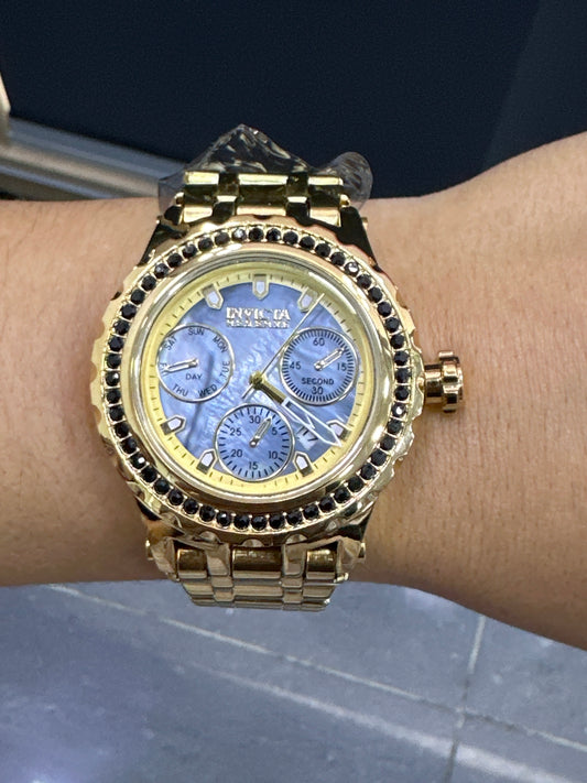 Reloj Dama Ivta Piedras Negras, Pantalla azul
