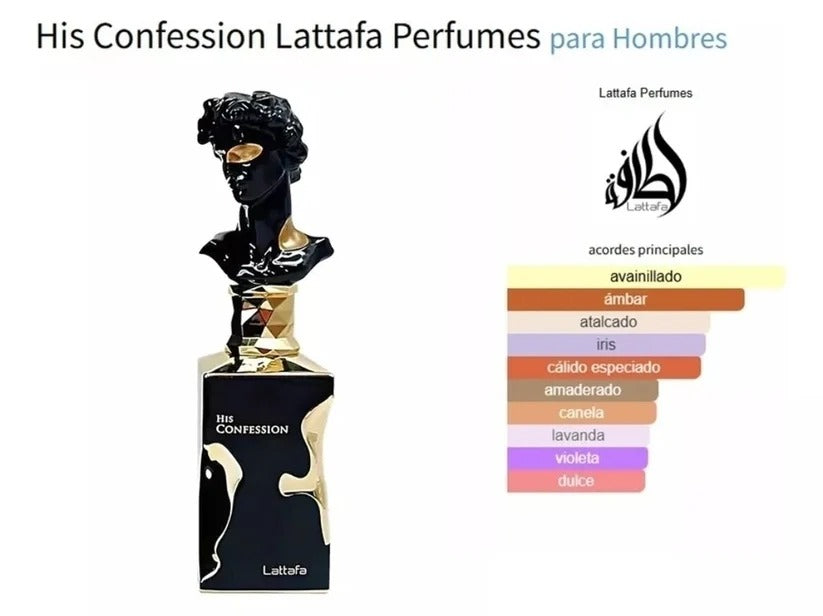 His Confession Lattafa 100ML ORIGINAL