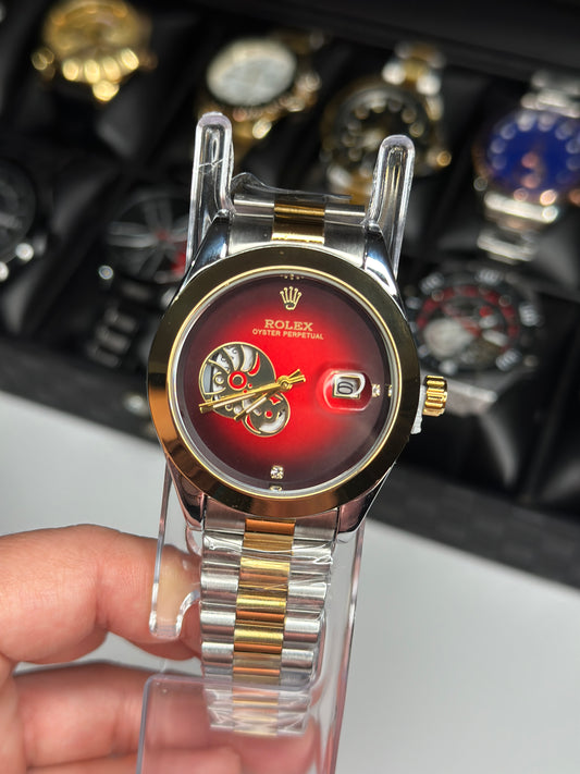 Rlx Oyster Perpetual Dorado Red Pulso Plata Dorado