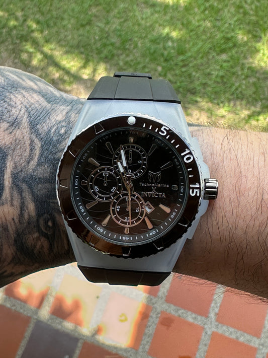 Reloj Technomarine x Invicta Negro