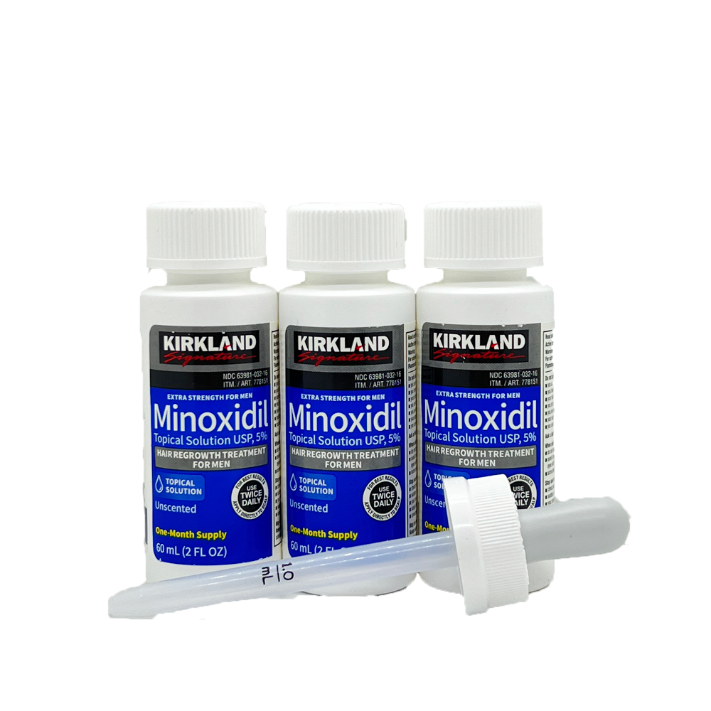 Minoxidil Kirkland 5% Pack x 3