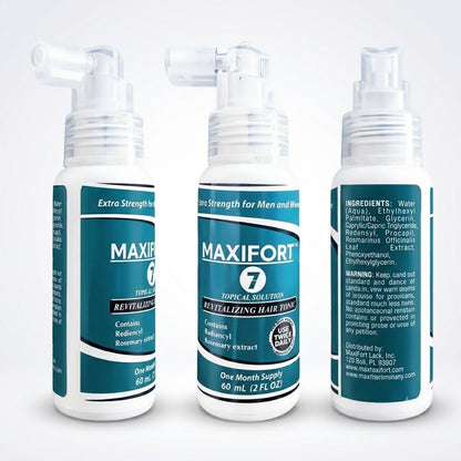 Tonico Maxifort 7% Cabello Unisex Pack x 3 Und