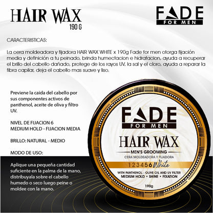 Cera de Peinar Fade 150g Pack x 3